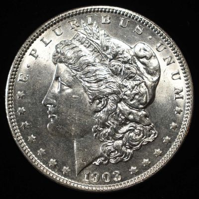 Sale Photo Thumbnail #80: 1903 MORGAN DOLLAR GEM BU