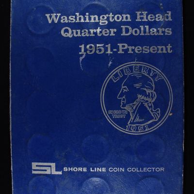 Sale Photo Thumbnail #360: WASHINGTON QUARTER ALBUM SHORE LINE COIN