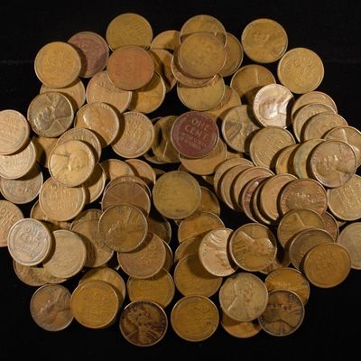 Sale Photo Thumbnail #371: (100) "S" MINT CENTS FROM THE 1930'S