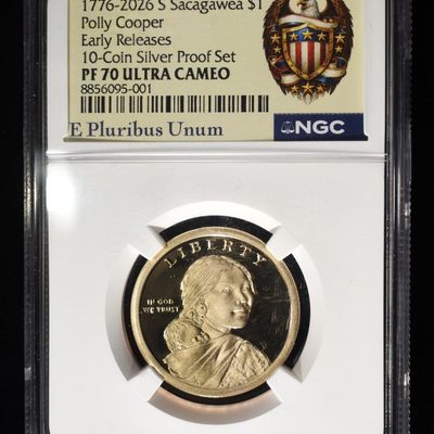 Sale Photo Thumbnail #16: 1776-2026-S SACAGAWEA $1 NGC PF70 UCAM