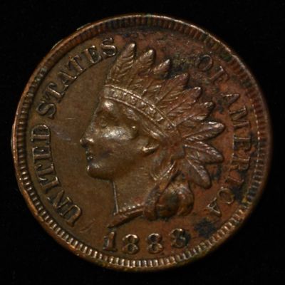 Sale Photo Thumbnail #166: 1888 INDIAN HEAD CENT CH BU