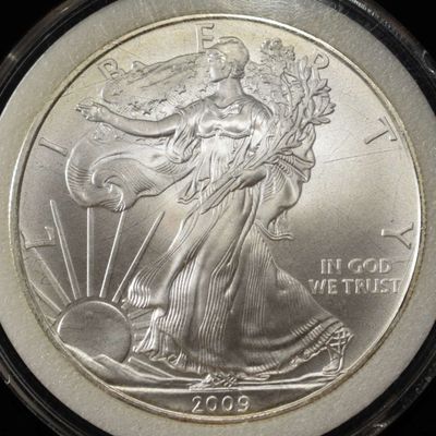 Sale Photo Thumbnail #228: 2009 AMERICAN SILVER EAGLE