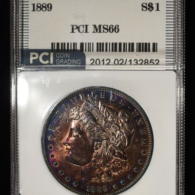Sale Photo Thumbnail #198: 1889 MORGAN DOLLAR PCI SUPERB GEM BU
