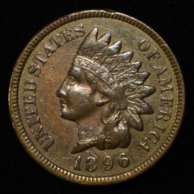 Sale Photo Thumbnail #174: 1896 INDIAN HEAD CENT CH BU