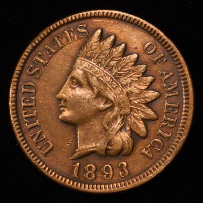 Sale Photo Thumbnail #171: 1893 INDIAN HEAD CENT GEM BU RD