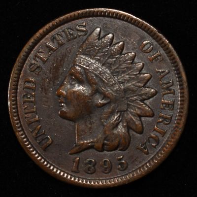 Sale Photo Thumbnail #173: 1895 INDIAN HEAD CENT CH BU