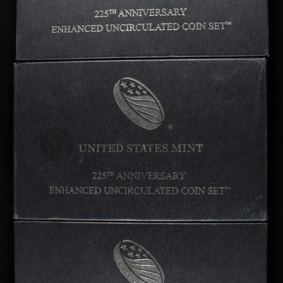 Sale Photo Thumbnail #296: (3) 2017 ENHANCED UNC 225TH ANNIVERSARY COIN SETS