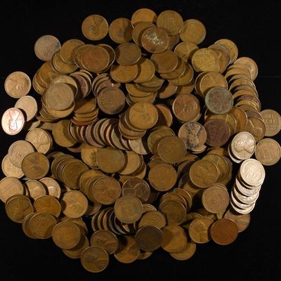 Sale Photo Thumbnail #113: (250) WHEAT CENTS FROM THE 1930'S