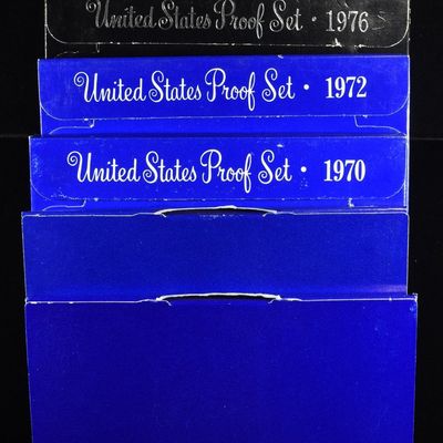 Sale Photo Thumbnail #246: 1968-70, 72, 76 & 77 PROOF SETS