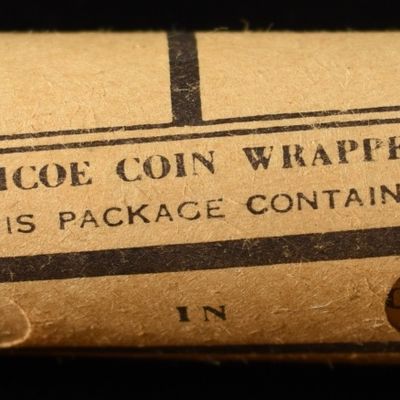 Sale Photo Thumbnail #378: 1945 STEEL ROLL CANADIAN NICKELS