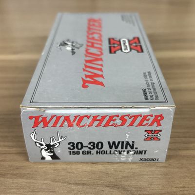 A Box of Winchester Super-X 30-30 Win. 150 Grain Hollow Point Ammunition