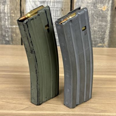 Two 30 Round Aluminum AR-15 M16 Magazines including D & H Industries Restricted Example