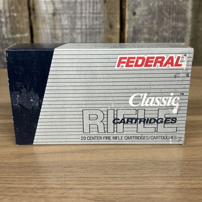 A Box of Federal Classic 30-06 Springfield 180 Grain Soft Point Rifle Cartridges