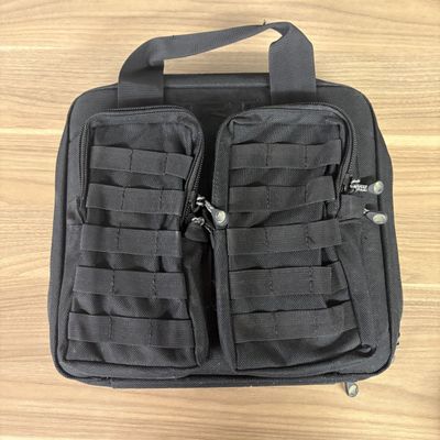 Timber Ridge Tactical Black Nylon Padded Pistol Range Bag