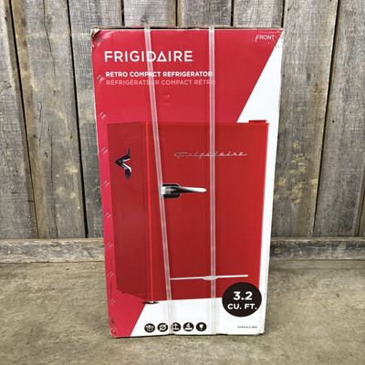 Frigidaire EFR376-D-RED Retro Compact Refrigerator 3.2 Cubic Feet