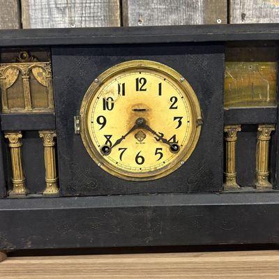 Belknap Hardware Blue Grass Architectural Mantel Clock