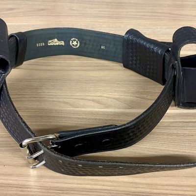 Boston Leather 6503 Basketweave Duty Belt and Accessories