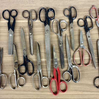 A Collection of Vintage and Antique Steel Utility Shears and Scissors