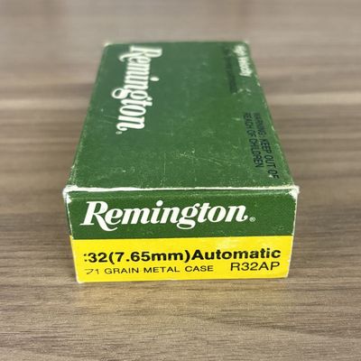 A Vintage Remington High Velocity 32 Automatic Ammunition Box