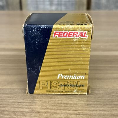 A Box of Federal Premium 357 Magnum Hydra-Shok Ammunition