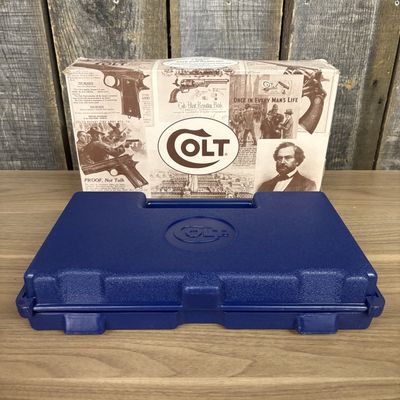 Colt Officers Lightweight 45 ACP Storage Case and Original Box