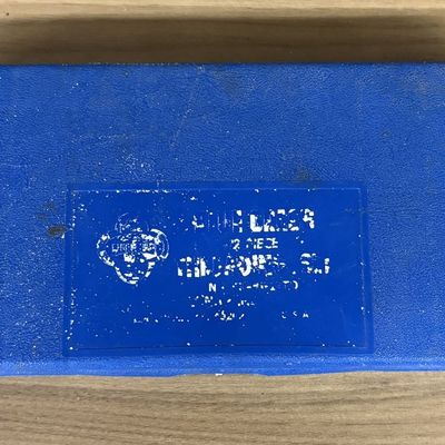 A 12-Piece Bluegrass Steel Tap and Die Set in Plastic Case