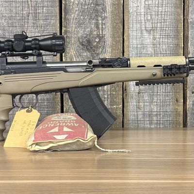 Chinese Type 56 SKS Semi-Automatic Rifle in ATI Folding Stock with Barska Optic