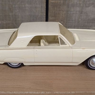 1962 Ford Thunderbird Promo Car in Cream Colored Plastic