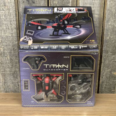 Odyssey Flying Machines Titan Quadcopter with LCD Monitor and Accessories