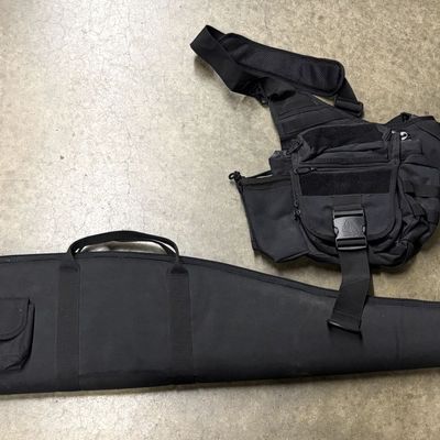 Uncle Mike's Soft Rifle Case and UTG Tactical Shoulder Bag