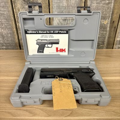 Heckler and Koch USP 40 S&W Semi-Automatic Pistol with Case and Manual