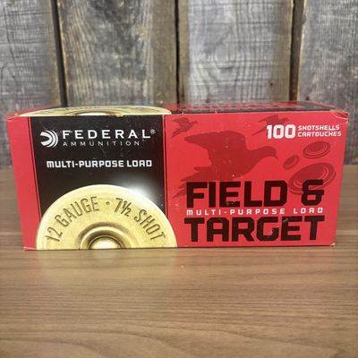 Federal Ammunition 12 Gauge Field and Target Multi-Purpose Load 100 Rounds