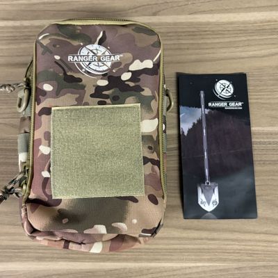 Ranger Gear Multifunction 15-Tool Survival Shovel Kit in Multicam Case
