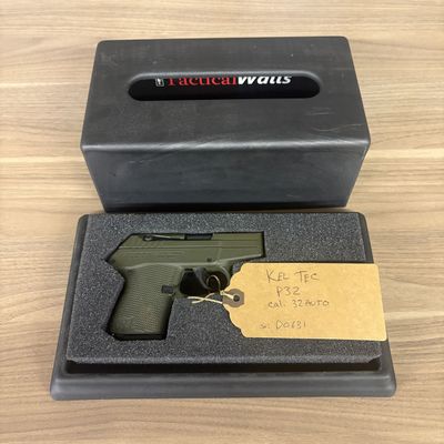 Kel-Tec P-32 Semi-Automatic Pistol in .32 Auto with Tactical Walls Concealment Box