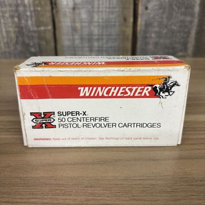 Winchester Super-X 38 Special 158 Grain Hollow Point +P 50 Round Cartridge Box