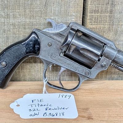 FIE Titanic .32 Long Caliber Snub-Nose Revolver