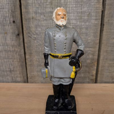Cast Iron Figurine of a Confederate Officer