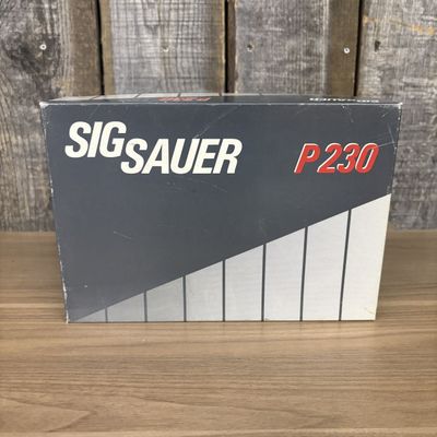 SIG SAUER P230 Factory Box with Test Target