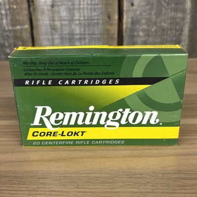 A Box of Remington Core-Lokt 30-06 Springfield Rifle Cartridges