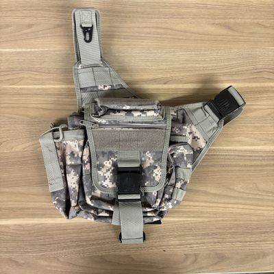 UTG Advanced MOLLE Tactical Shoulder Sling Bag in ACU Digital Camouflage