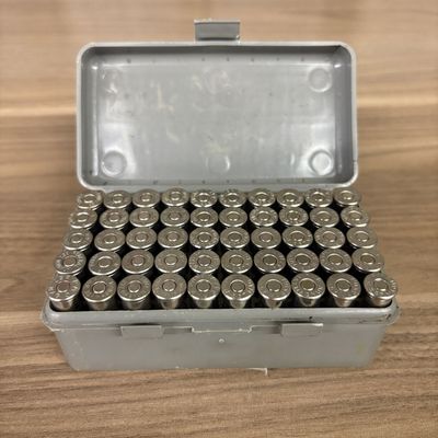 A Collection of .357 Magnum Handgun Ammunition in a Case-Gard 50 Box