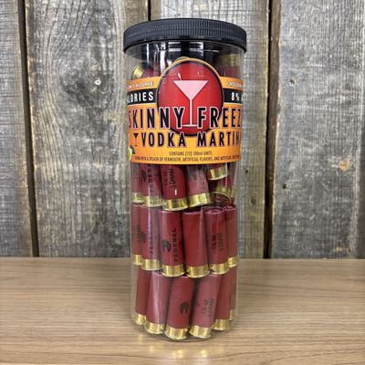 A Collection of Federal and Winchester 12 Gauge Shotgun Shells in a Repurposed Canister