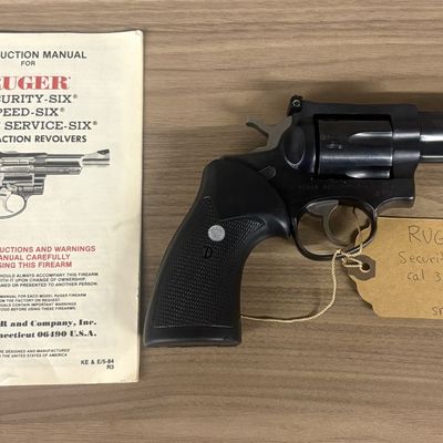 Ruger Security-Six Double Action Revolver in 357 Magnum