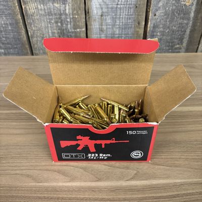 A Group of Geco DTX .223 Remington Centerfire Rifle Ammunition