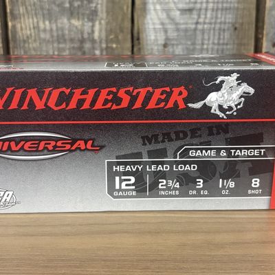 A Group of Winchester Universal 12-Gauge Game and Target Shotgun Ammunition