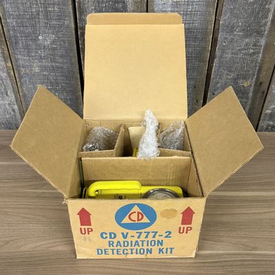 A Vintage United States Civil Defense CD V-777-2 Radiation Detection Kit in Original Box