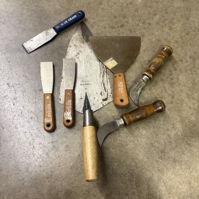 A Collection of Vintage Blue Grass and John Primble Hand Tools