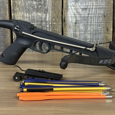 MTech USA Self-Cocking Pistol Crossbow and Assorted Bolts