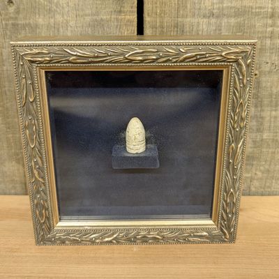 American Civil War Era Minie Ball Shadowbox Display