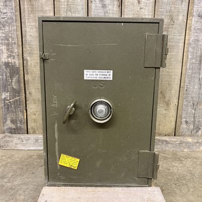 Midwest Safe Co. US Military Field Safe with Yale Combination Lock